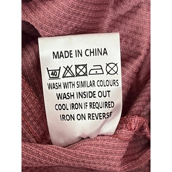 NWT Area Stars Dusty Pink Cropped Long Sleeves Zip Up Moc Neck Jacket Size M - Picture 8 of 9